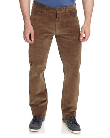 Stretch Washed Cord Trousers